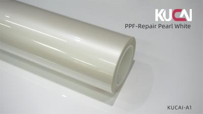 Repair Pearl White Paint Protection Film PPF , Colored PPF Wrap Wet Installation