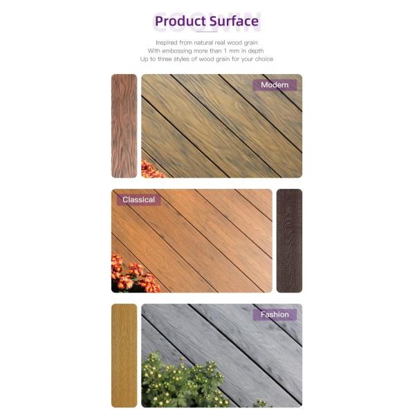 Piso de madera plástica comercial de tablón de suelo de tejas de PVC piso de vinilo wpc piso de PVC