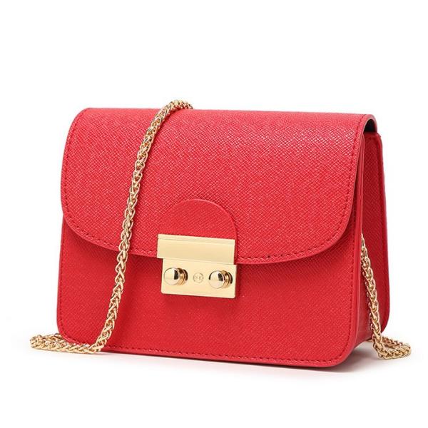 2016 new small square shoulder bag Messenger bag handbag European and American fashion star models chain