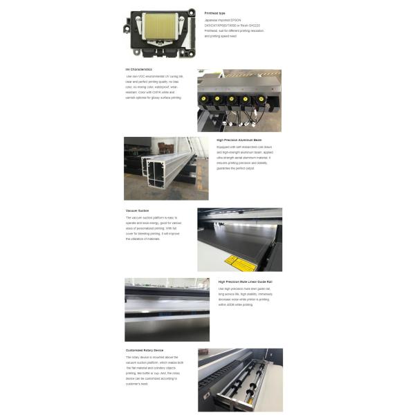 Многофункциональный принтер цифров планшетный струйный для кожаных стеклянных пластмасс