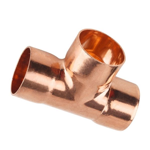 CuNi 90/10 Equal Tee ASTM B466 C70600, Seawater Corrosion Resistant Marine Pipe Fitting