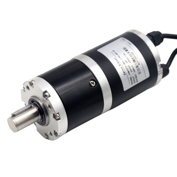 24VDC 40W 10Nm Brushless Servo Motor for Turnstile Gates with Incremental Encoder Feedback