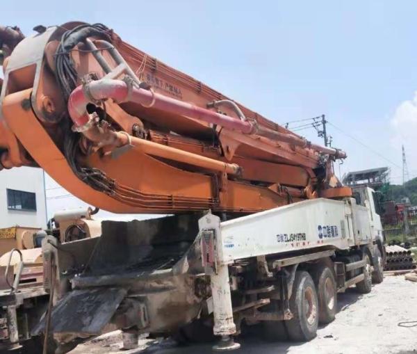 Zoomlion 52m Concrete Pump Boom Pump with Feeding Height and Spare Parts Avaliable