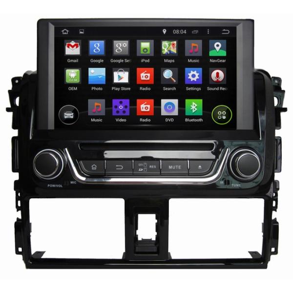 Ouchuangbo Pure Android 4.4 Car PC Stereo Radio DVD System for Toyota Yaris 2014 GPS Navi