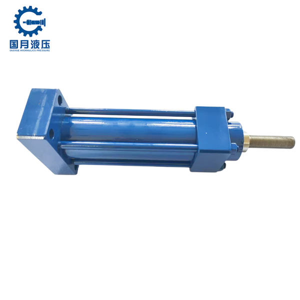 Double Acting Tie Rod Hydraulic Cylinder with Hard Chrome Plated Rod and Customized Dimensions