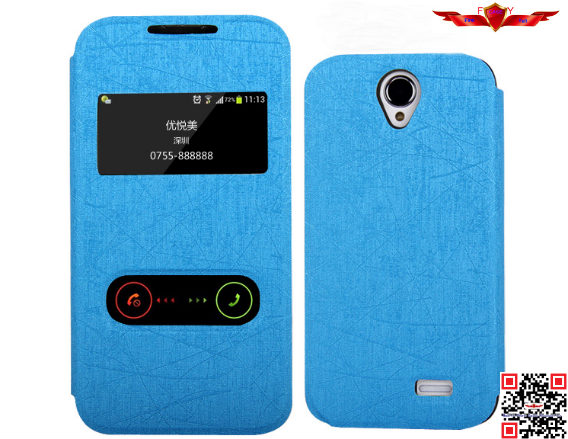 100% Perfect Fit Brand New Colorful PU Flip Leather Cover Case For Lenovo A388T Ultra Thin