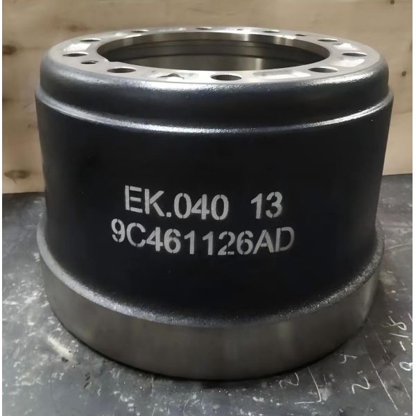 9C461126AD Rear Brake Drum for Ford Cargo Trucks | EK.040 13 Brake Drum