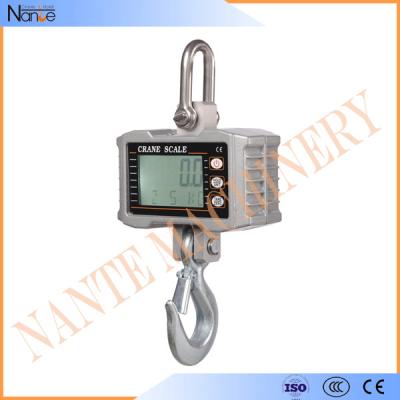 1000kg LCD Display Crane Hook Stainless Steel Shackle With Backlight Battery ​