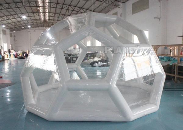 do alojamento inflável claro da bolha do iglu de Ubud do alojamento da selva da casa da bolha de 5M barraca inflável de acampamento da bolha da barraca do hotel do PVC