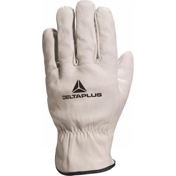 Deltaplus Cowhide Leather Hand Protective Safety Working Gloves for Men and women Driving&Handling