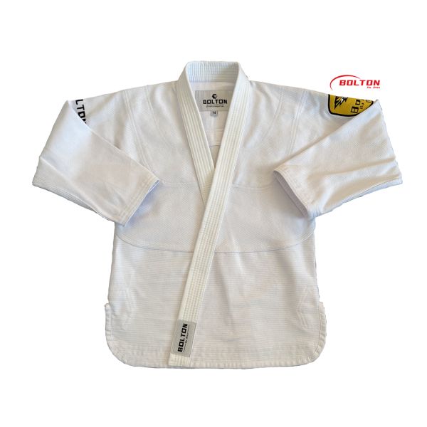 Kids Children Durable Embroidery Pearl Weave BJJ Gi  100% Cotton
