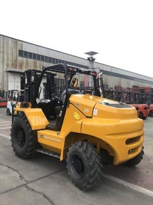 Rough Terrain Four Wheel Forklift 3.5 Ton Goodsense Lifts 3, 500 Kilos