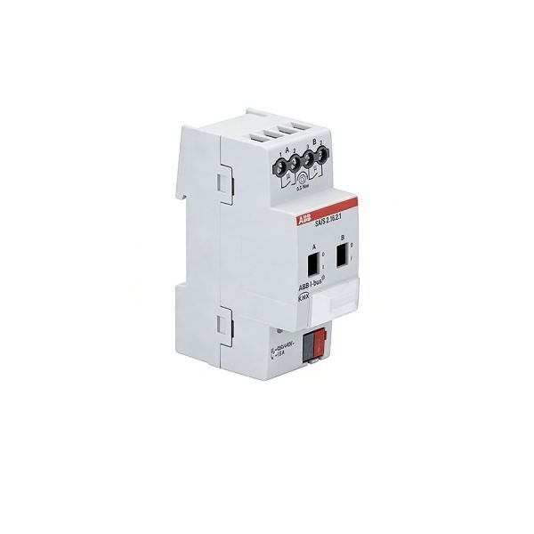 SA/S 2.16.2.1 ABB KNX Switch Actuator 2-Fold 16A Heavy Duty Power Switch with Manual Override and Status Feedback