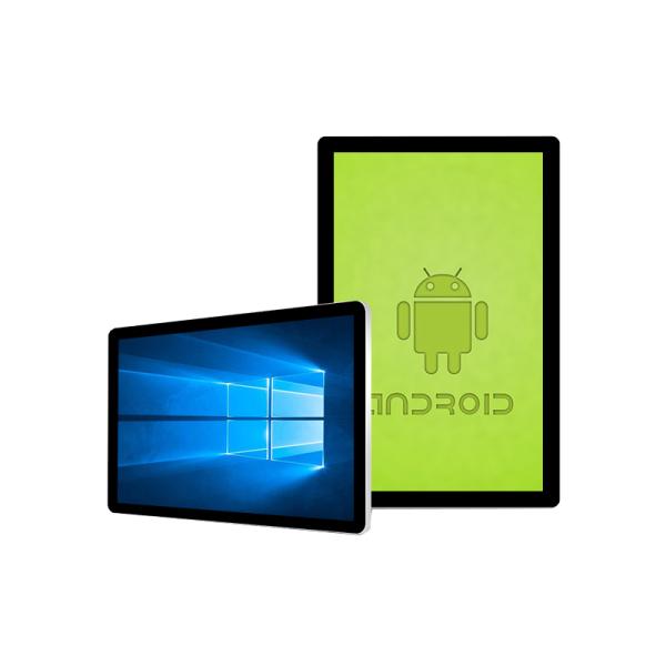 Monitor de 21,5 pulgadas con bisel estrecho, resolución Full HD, pantalla táctil capacitiva, PC interactiva, panel todo en uno para uso industrial