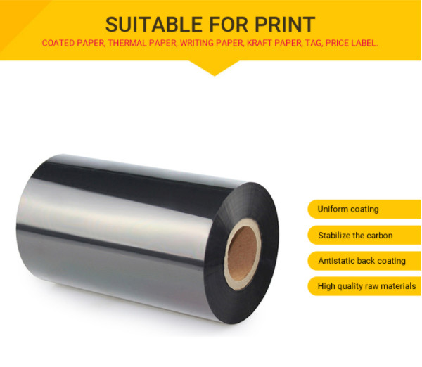 Brother Black Thermal Transfer Ribbon Wax Resin Ribbon 110mmx300mtr