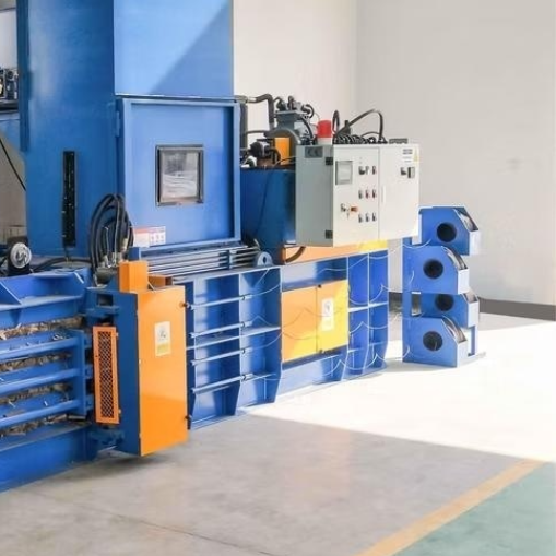 High Strength Steel Frame Hydraulic Scrap Baling Press Machine 30-60 Seconds Cycle Time 15-75 KW