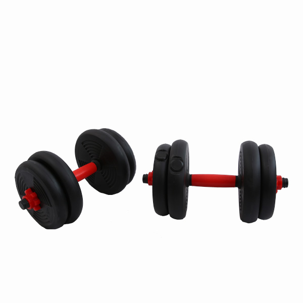 Plastic Coated 10kg Weight Plates , Dia33.8cm Barbell Weight Plates