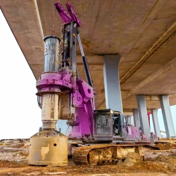 Rotary Drilling Rig Bridge Piers Pile Foundation Machinery Hydraulic Auger Drilling Machine