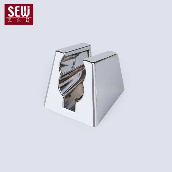 Chromed Bathroom Shower Accessories , Adjustable Wall Mount Hand Shower Holder