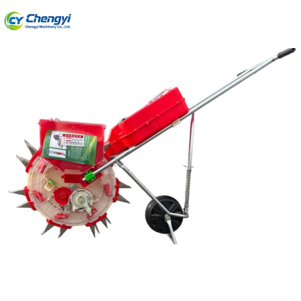 Handheld Plant Sower Manual Seed Sower with Adjustable Seed Spacing Stainless Steel Material and Lightweight Portable Design