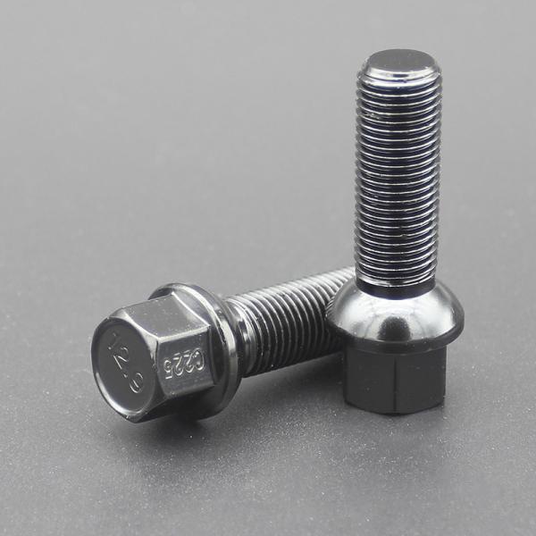 Shank 39mm R13 Extended Lug Bolt Grade 12.9 For VW Series Dual Coating Black Finish