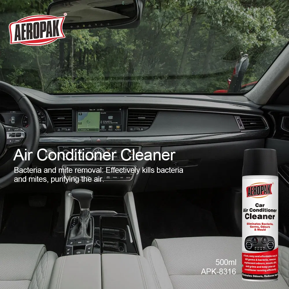 Aeropak 500ml Aerosol High-Efficiency Stain and Odor Removal Air Conditioner Foam Cleaner Spray Suitable for All AC Types