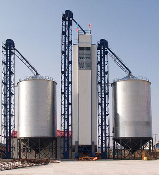 Descarga ajustable de la velocidad del equipo de sequedad del maíz 40T/H