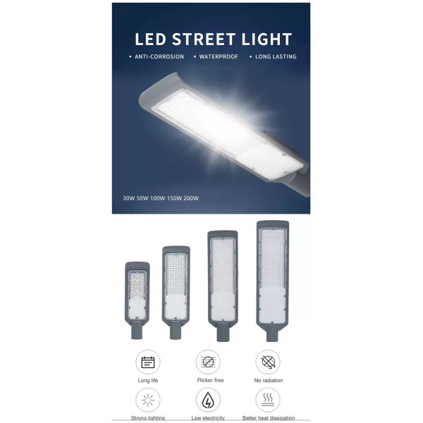 Weatherproof Exterior Street Lights , Antirust Outdoor Street Light Fixtures