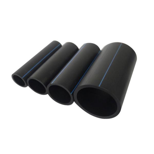 Mètres en plastique noirs des drains d'approvisionnement en eau de HDPE PE100 100