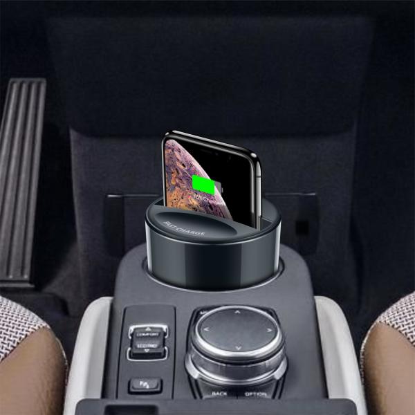Qi Smart Phone Car Wireless Charging With USB 5V/2A Charging