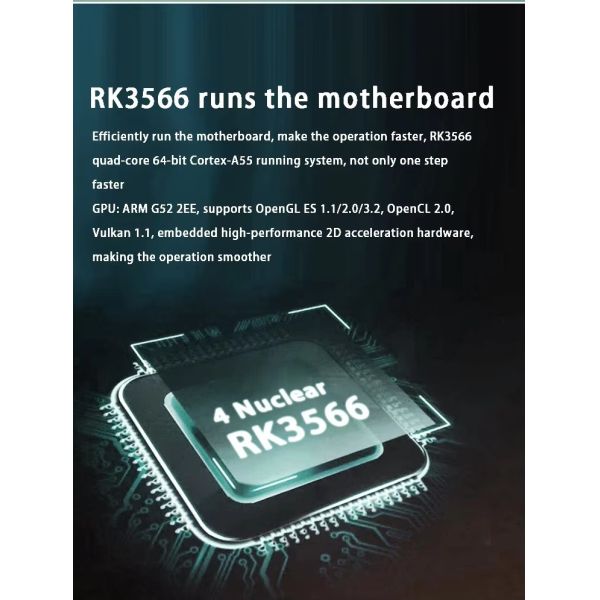 24-inch Wall Mount Digital Menu Board with RK3566 Android Platform for Restaurants and Cafes