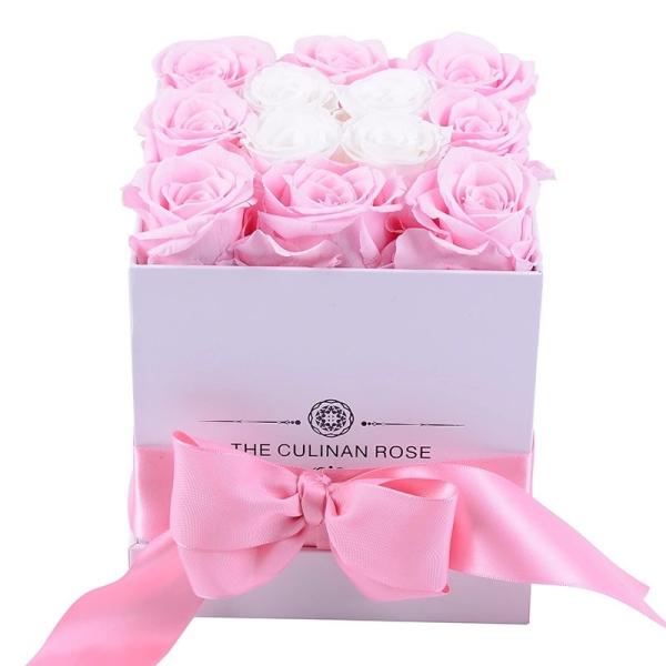 Preserved Roses Gift Eternal Rose In Square Flower Box for wife or gilrfriend