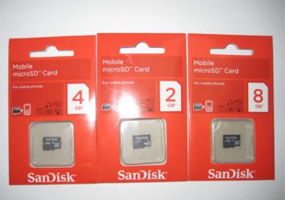 Cartões de memória Flash compactos para SANDISK micro SD