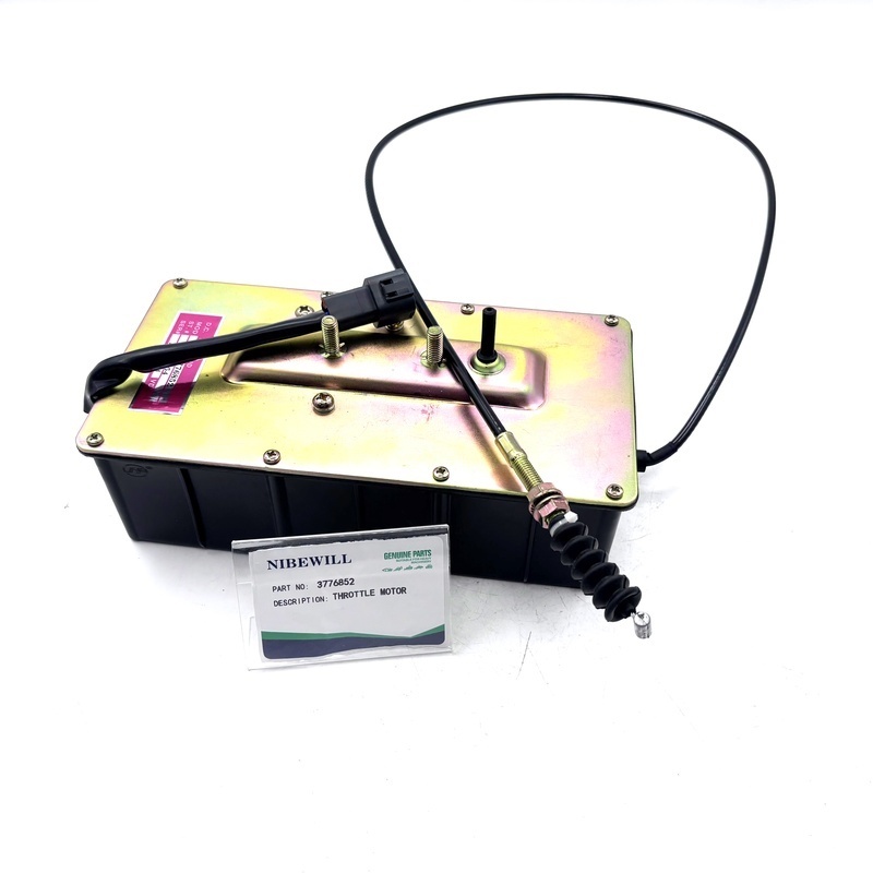 OEM and New 12V / 24V Throttle Motor SY-3776852 with 3-18 Month Warranty for SANY SY195 SY215 SY285 SY385 Excavators