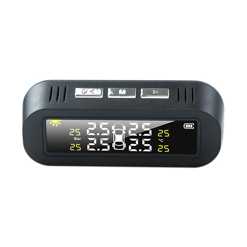 JYS Universal Solar TPMS 12V Tire Pressure Monitoring System with 1 Year
