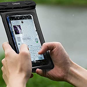 Waterproof ZIPPER PAC Phone Tote - Outdoor Phone Pouch Dry Bag – Fits Most IPhone And Samsung Galaxy Models, Neon Green