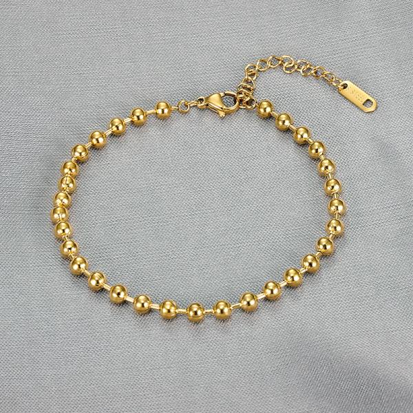 Simple Temperament Light Luxury Ladies Titanium Steel Bracelet with Geometric Pattern