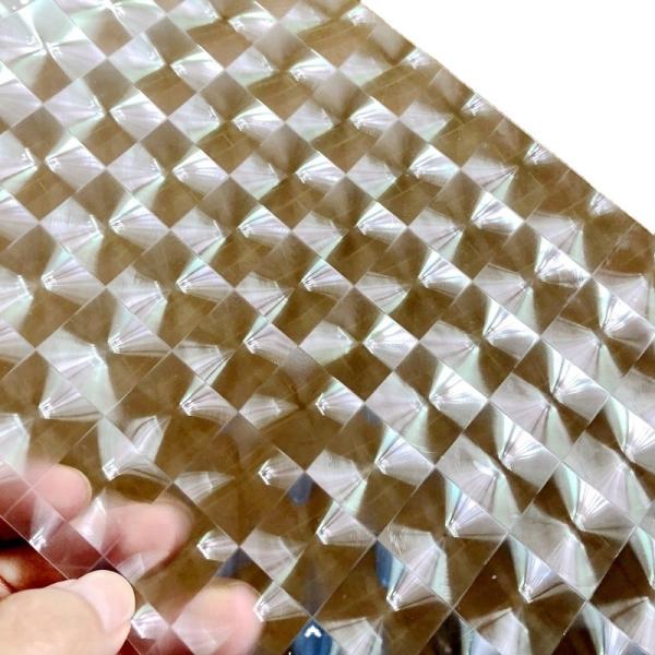 Bopp Hologram 3D Film , Embossed Lamination Film For Packaging Supporting Samples