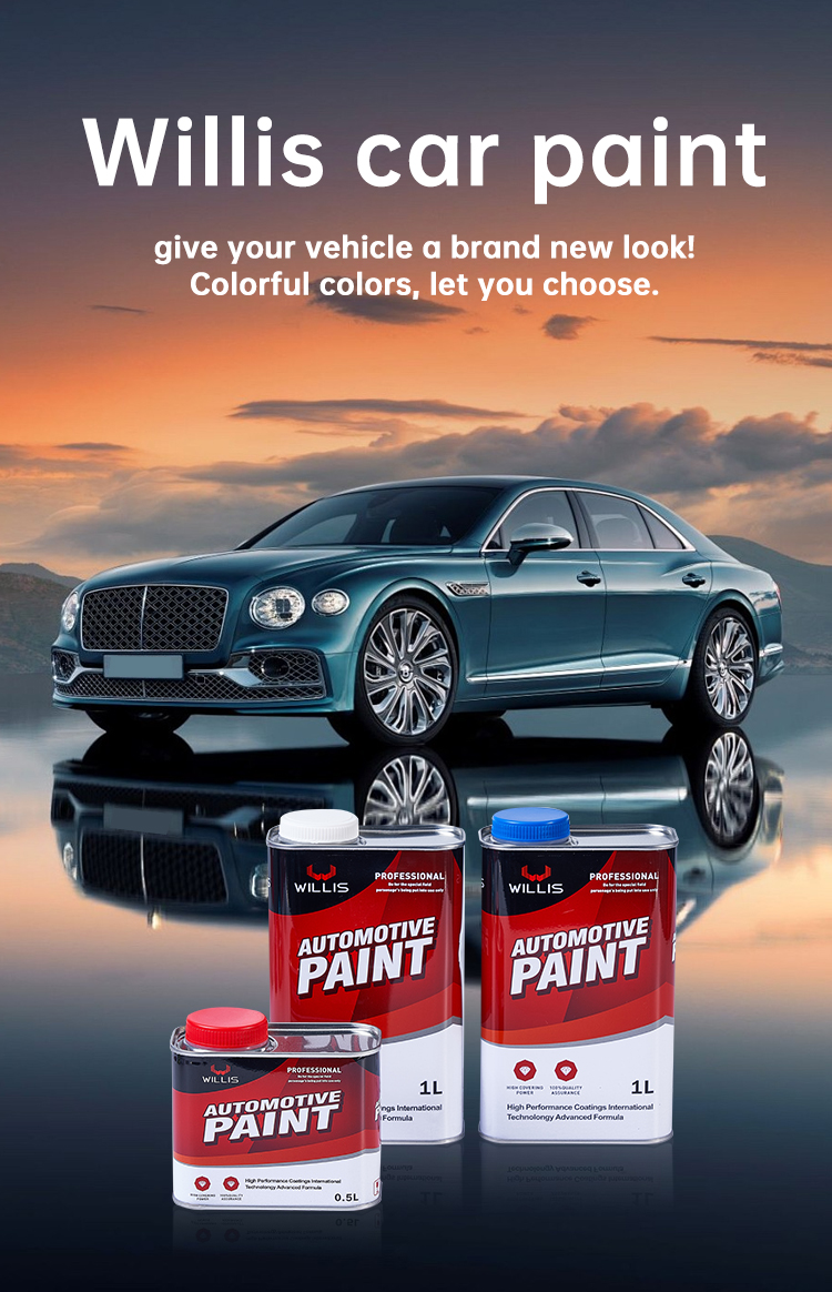 Sustainable Eco Car Body Paint Boat Paint Appliance Paint 1K 2K Solid Color Acrylic Resin Spray with OEM Code Liquid Coating