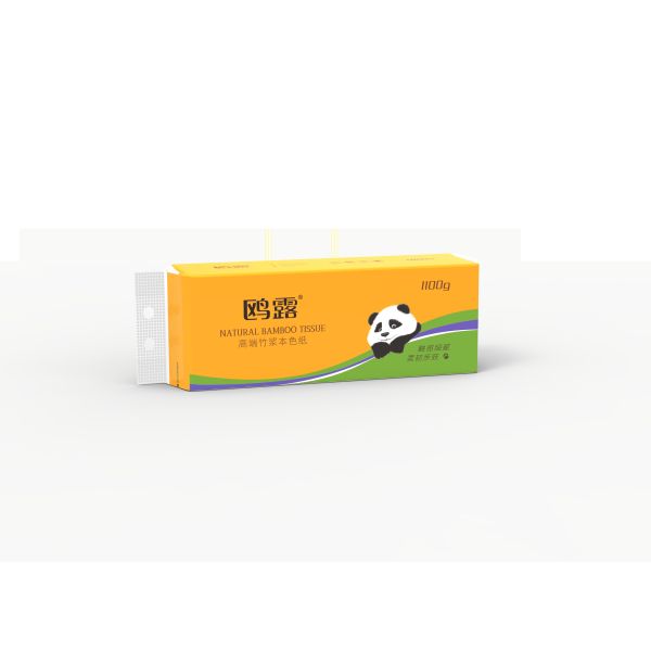 Custom Logo Organic Bamboo Face Towel Soft Packaging Natural Facial Tissues Travel Size Wholesale