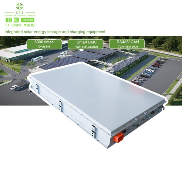 500V 614V 700V 186kWh Sistema de armazenamento de bateria solar de alta capacidade de carga para armazenamento de energia pesada