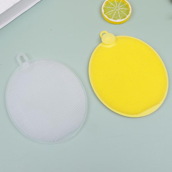 Multifunction Dish Cleaning Pad Sponge Kitchen Silicone Brush For Washing Dishes