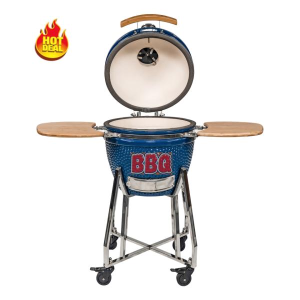 Регулируемая вентиляционная система уголь Камадо Грилл Керамика с крышкой гриля