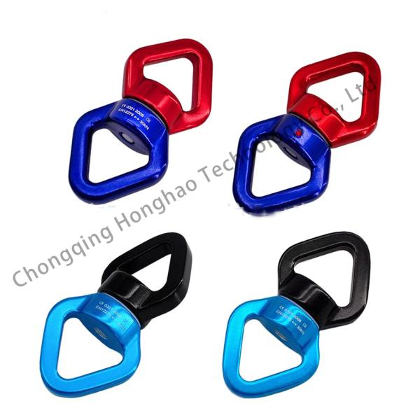 Connecteur pivotant pour accoudoirs de yoga aérien en alliage d'aluminium pour l'entraînement en suspension extérieure