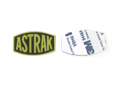 Brand Badges Soft PVC Patches Customized Shape For Clothing Hat Backpack