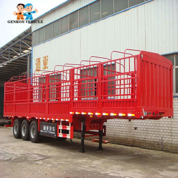 Heavy Duty 3 Axles Steel CNAS CQC Storage Semi Trailer