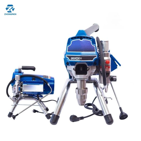 Zhongren 3200PSI Electric Airless Paint Sprayer with Brushless Motor and 8L/MIN Flow Rate for Industrial and DIY Use