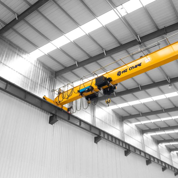 Box Shape Girder Type HD European Low Headroom Single Girder Bridge Crane 5T Power Source Clients Requirments Customized
