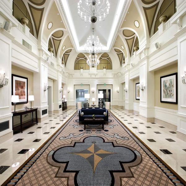 Customized Printed Banquet Hall Carpet in Wool and Nylon Blend for Hotel Decoration