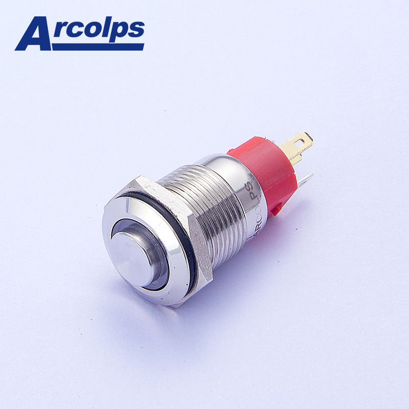 1NO1NC 2NO2NC High Current Push Button Switch IP67 LED On Off Switch